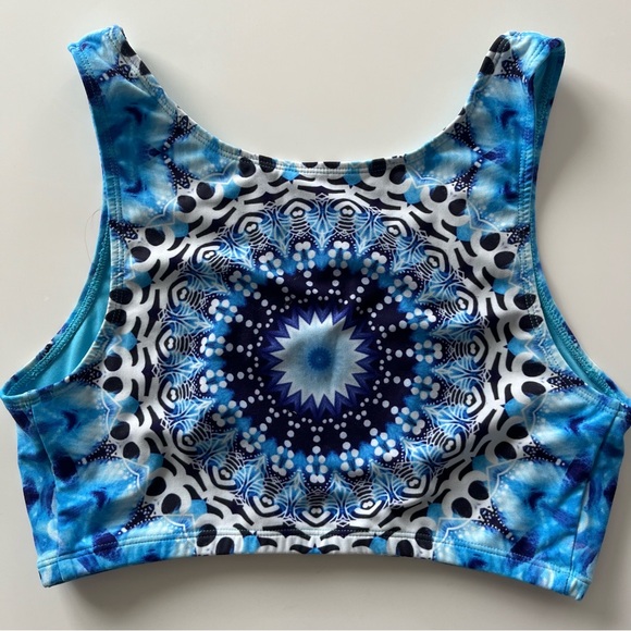 Wolves Threads Blue Mandala Top - Picture 2 of 3